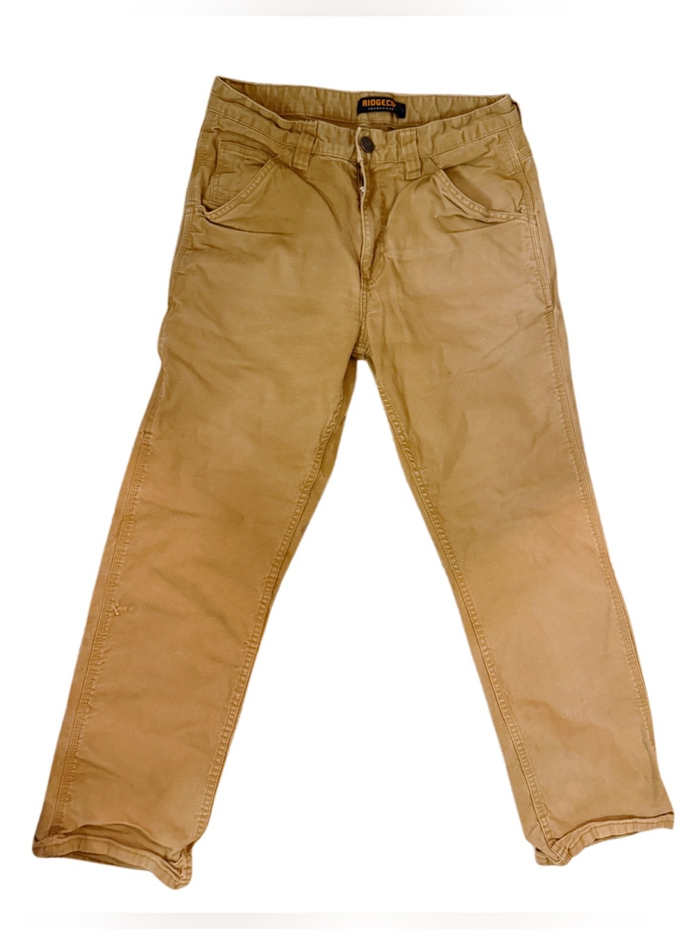 Ridgecut Toughwear Men’s Canvas Utility Work Pants Size 32x30 brown carpenter